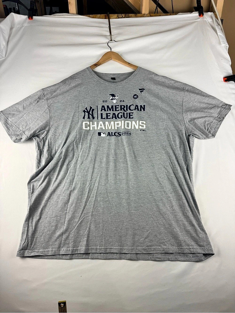 Fanatics MLB New York Yankees 2024 AL Champions Locker Room Shirt 4XL NWOT